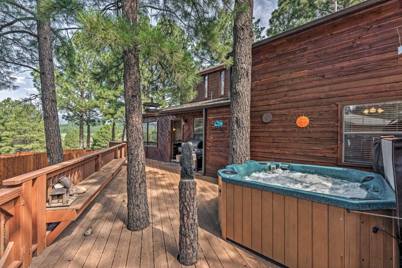 Cozy Ruidoso Cabin With Private Hot Tub And Large Deck Dış mekan fotoğraf