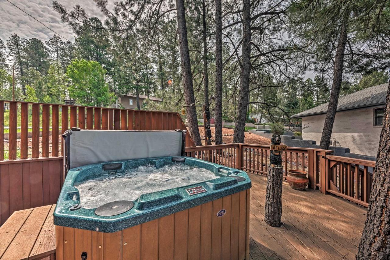 Cozy Ruidoso Cabin With Private Hot Tub And Large Deck Dış mekan fotoğraf